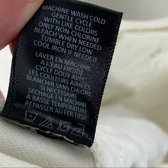 NEW AFRM Distressed High Rise Jeans Size‎ 28 Revolve New Without Tag White Denim - Picture 9 of 13